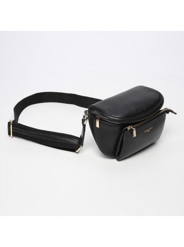 Victor & Hugo Paris Leder-Brusttasche "Aly" in Schwarz - (B)21 x (H)13 x (T)8 cm