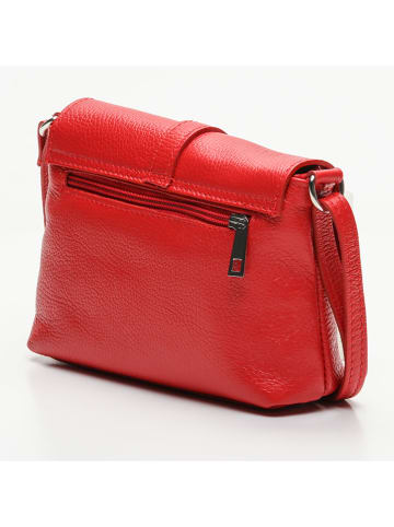 Victor & Hugo Paris Leren schoudertas "Ring" rood - (B)21 x (H)16 x (D)5 cm