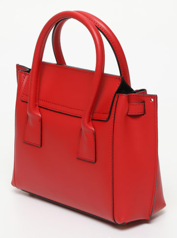 Victor & Hugo Paris Leder-Henkeltasche "Jany" in Rot - (B)25 x (H)19 x (T)7 cm