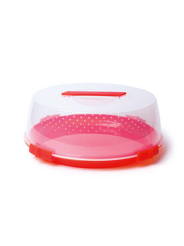 Trendy Kitchen by EXCÉLSA Taartdoos rood - Ø 32 cm