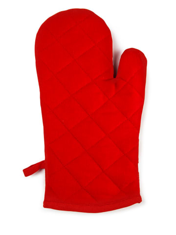 Trendy Kitchen by EXCÉLSA Ovenwant "Ready for Christmas" crème/rood - (L)32 x (B)18 cm