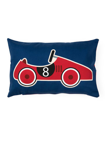 Trendy Kitchen by EXCÉLSA Kissen "Vintage Toys" in Dunkelblau/ Rot - (L)30 x (B)45 cm