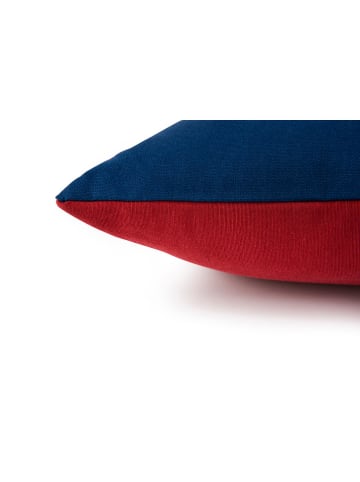 Trendy Kitchen by EXCÉLSA Kissen "Vintage Toys" in Dunkelblau/ Rot - (L)30 x (B)45 cm