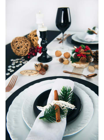 Trendy Kitchen by EXCÉLSA Świecznik w kolorze czarnym - wys. 15 x Ø 8 cm