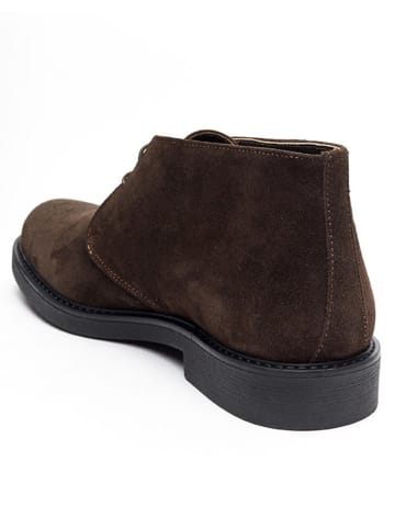 Frank Daniel Leder-Schnürschuhe in Braun