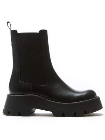 Frank Daniel Leren chelseaboots zwart