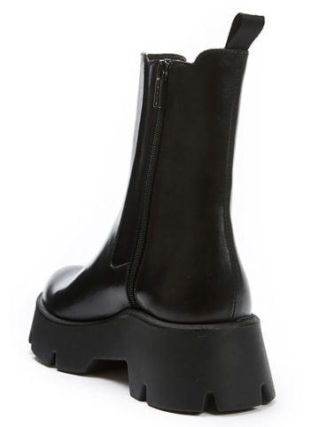 Frank Daniel Leren chelseaboots zwart