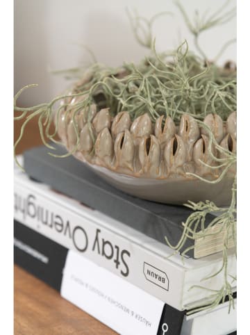 J Line Decoratieve schaal grijs - (H)10 x Ø 36,5 cm