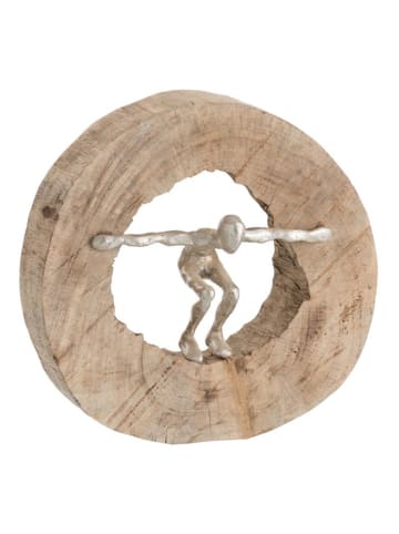 J Line Decoratief figuur lichtbruin - (B)28 x (H)29 x (D)9,5 cm