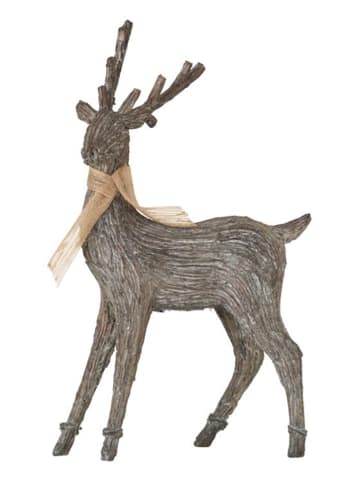 J Line Figurka dekoracyjna w kolorze brązowym - 24 x 44 x 10 cm