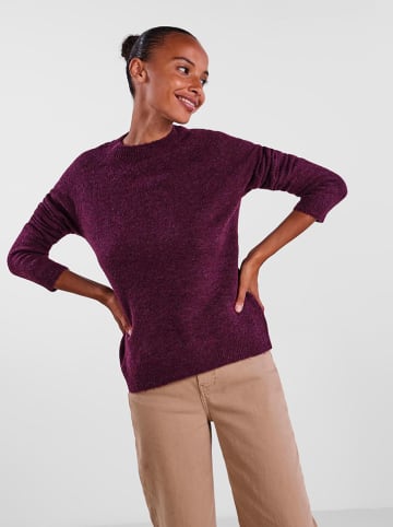 Pieces Sweter w kolorze fioletowym