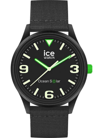 Ice Watch Quarzuhr "Ocean Solar" in Schwarz