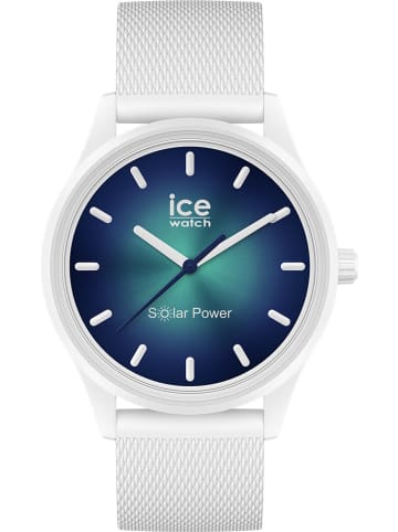 Ice Watch Quarzuhr "Solar Power" in Weiß/ Blau
