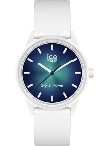Ice Watch Quarzuhr "Solar Power" in Weiß/ Blau