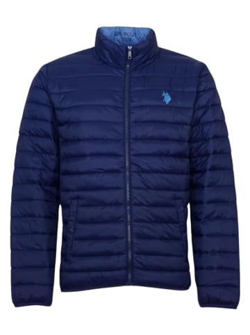 U.S. Polo Assn. Doorgestikte jas donkerblauw