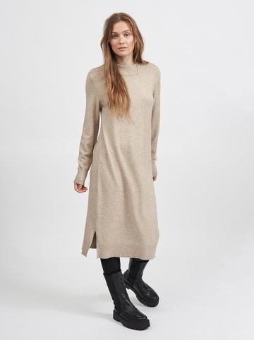 Vila Strickkleid "Viril" in Beige