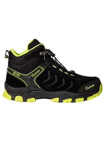 Kastinger Leder-Trekkingschuhe in Schwarz/ Limette