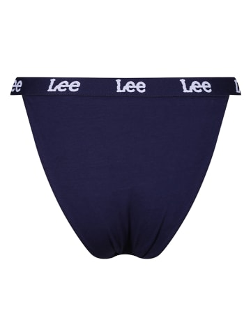LEE Underwear 3-delige set: slips "Aliya" donkerblauw/grijs