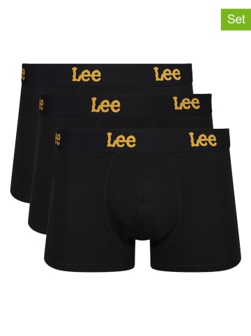 LEE Underwear 3-delige set: boxershorts "Harkins" zwart