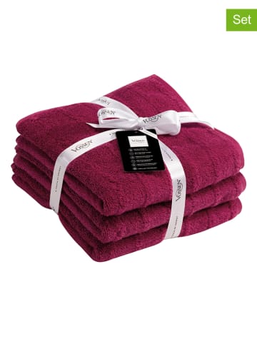 Vossen 3-delige set: handdoeken "Prime" roze