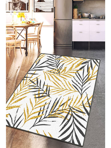 Mioli Laagpolig tapijt "Acacia" crème/goudkleurig