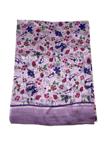 Made in Silk Zijden sjaal paars - (B)110 x (H)190 cm