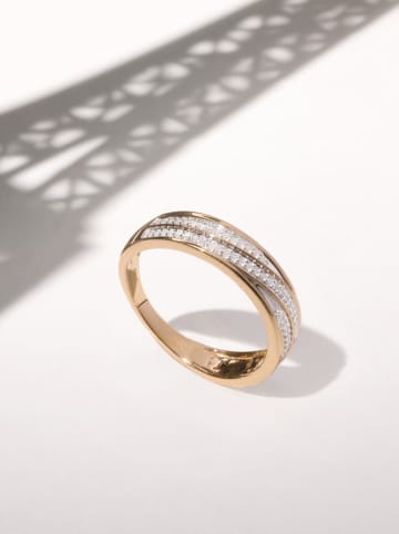 DIAMOND & CO Gouden ring "Gold Love" met diamanten