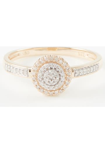 DIAMOND & CO Złoty pierścionek "Lucinda" z diamentami