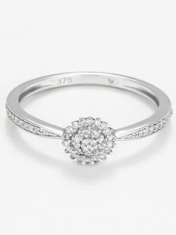 DIAMOND & CO Złoty pierścionek "Harmonie" z diamentami