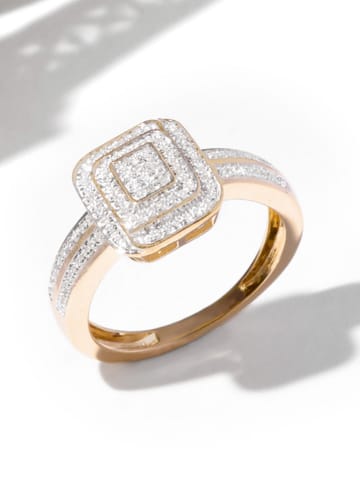 DIAMOND & CO Złoty pierścionek "Daphné" z diamentami
