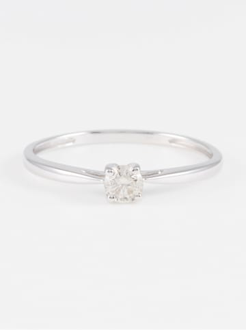 DIAMOND & CO Złoty pierścionek "Paulina" z diamentem