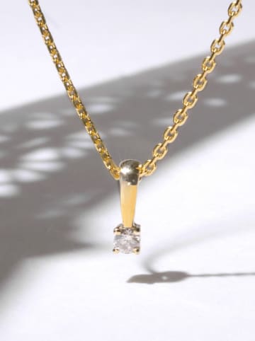 DIAMOND & CO Gold-Anhänger "Julia" mit Diamant