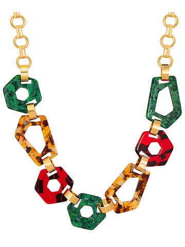 MENTHE À L'O Vergold. Halskette mit Schmuckelement - (L)40 cm