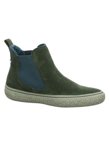 Think! Leren chelseaboots "Tjub" groen