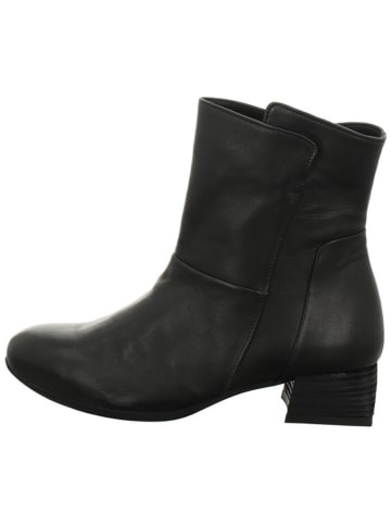 Think! Leder-Stiefeletten "Delicia" in Schwarz