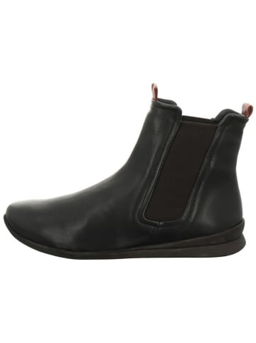 Think! Leder-Chelsea-Boots "Spuat" in Schwarz