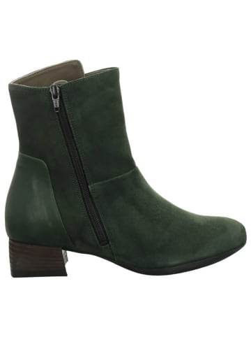 Think! Leder-Stiefeletten "Delicia" in Grün