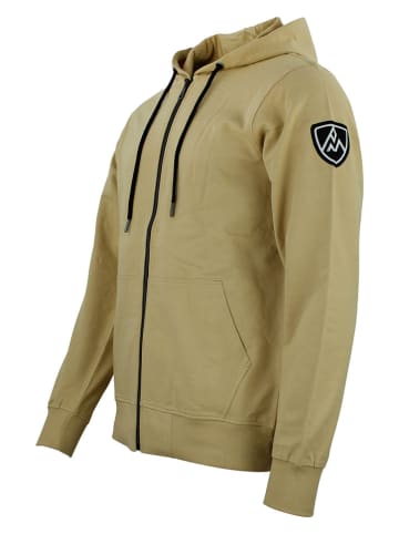 Peak Mountain Sweatjacke "Cage" in Beige