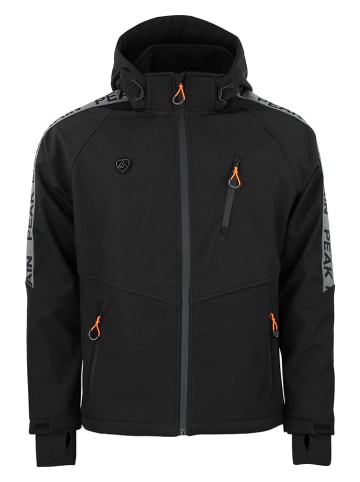 Peak Mountain Softshelljacke "Cargan" in Schwarz