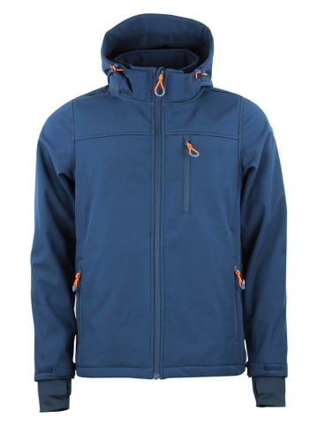 Peak Mountain Softshelljas "Claudio" donkerblauw