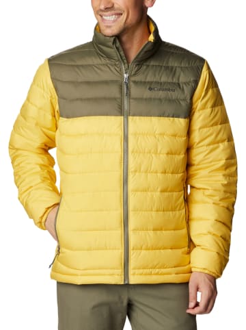 Columbia Steppjacke "Powder Lite" in Gelb/ Khaki