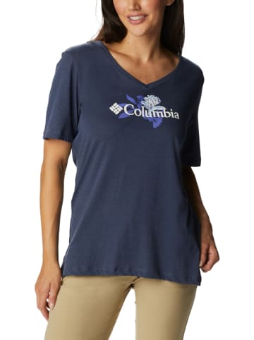 Columbia Koszulka "Bluebird Day" w kolorze granatowym