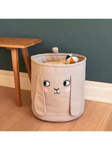 roommate Aufbewahrungskorb "Bunny" in Grau - (H)40 x Ø 35 cm