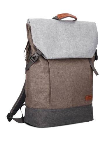 Zwei Rucksack "Benno BE350" in Hellbraun - (B)29 x (H)44 x (T)18 cm