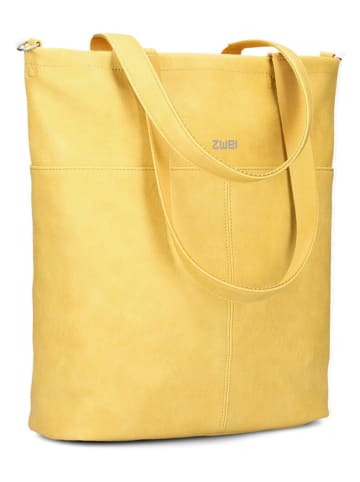 Zwei Schoudertas "M145" geel - (B)35 x (H)37 x (D)15 cm