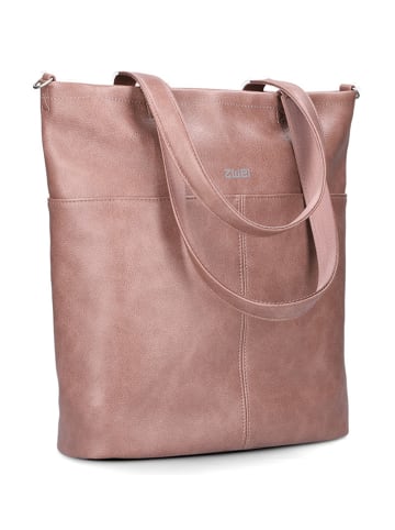 Zwei Schoudertas "M145" lichtroze - (B)35 x (H)37 x (D)15 cm