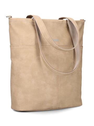 Zwei Schultertasche "M145" in Beige - (B)35 x (H)37 x (T)15 cm