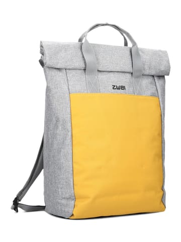 Zwei Rugzak "Benno BE260" grijs/geel - (B)38 x (H)53 x (D)19 cm