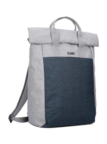 Zwei Rugzak "Benno BE260" grijs/blauw - (B)38 x (H)53 x (D)19 cm
