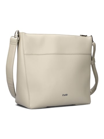Zwei Schoudertas "M110" grijs - (B)36 x (H)30 x (D)15 cm